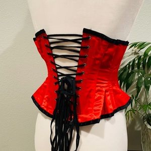 Red Vintage Corset
